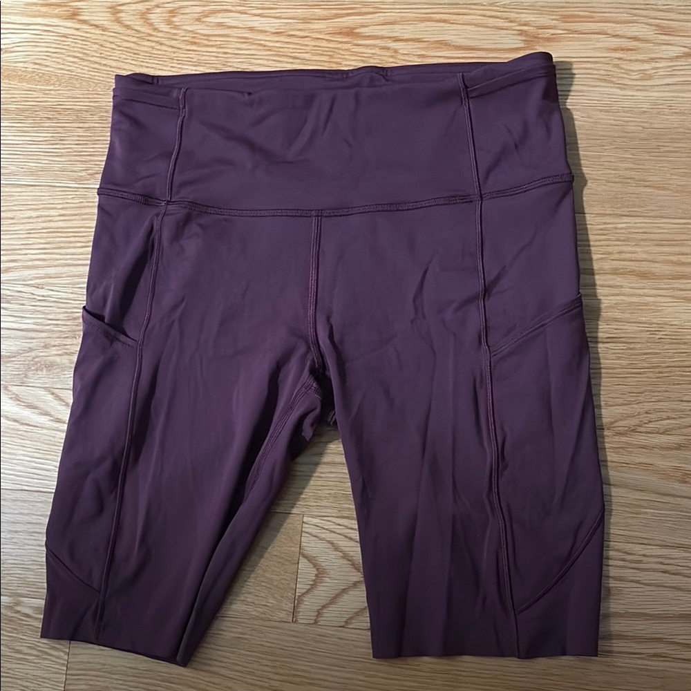 Lululemon fast and free 10 inch shorts Cassis